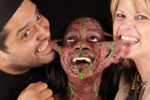 Alex and Danielle eating the profits