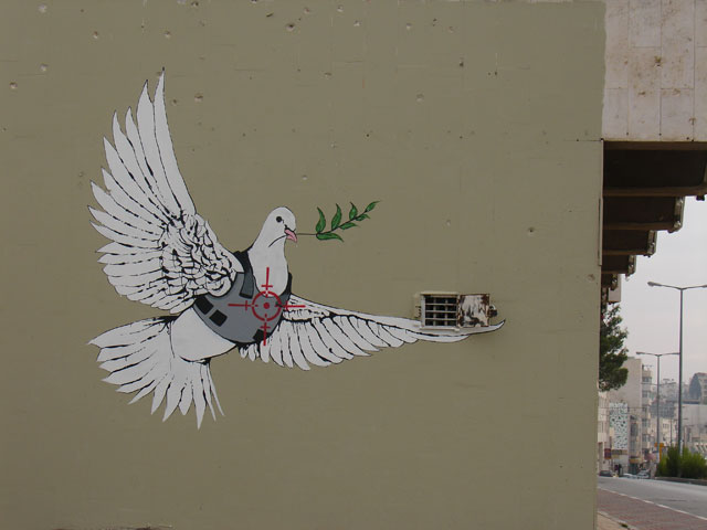 Banksy, Santa's Ghetto Bethlehem,2007