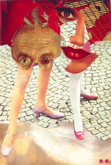 Hannah Hoch,Splintered and disjunct, Hoch's photomontages wittily reflect the multiple social fractures of Weimar Germany