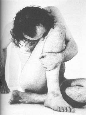 Vito Acconci, ,''Trademarks'', 1970