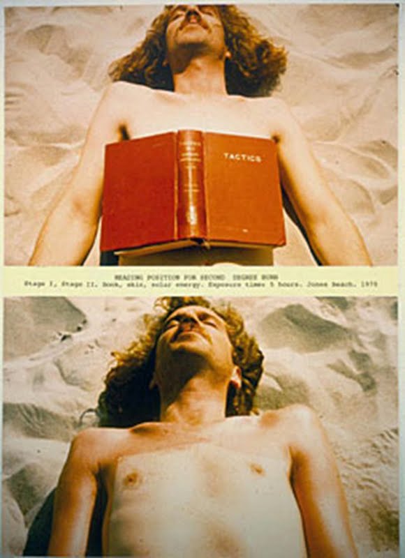 Dennis Oppenheim, reading Position for Second Degree Burn