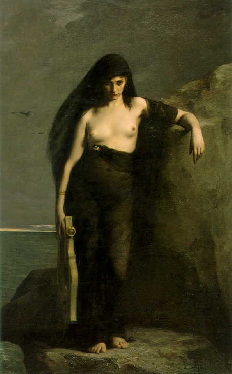 Sappho, Charles Augustin Mengin, 1877