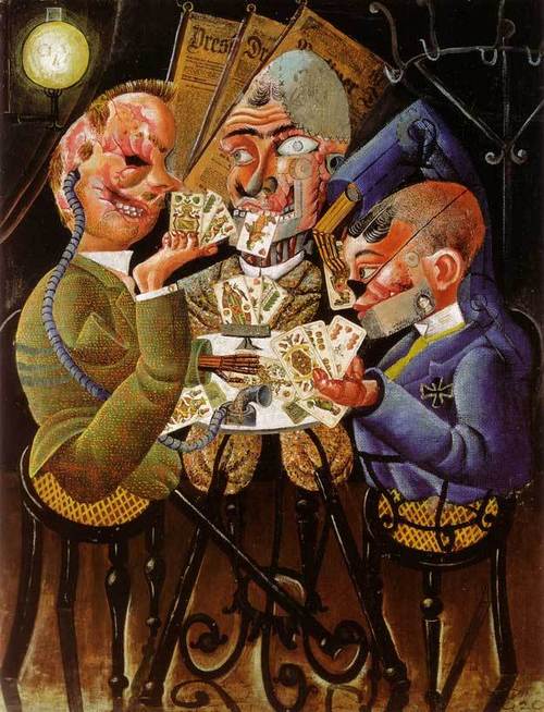 dix4 Otto Dix, Card Playing War Cripples, 1920