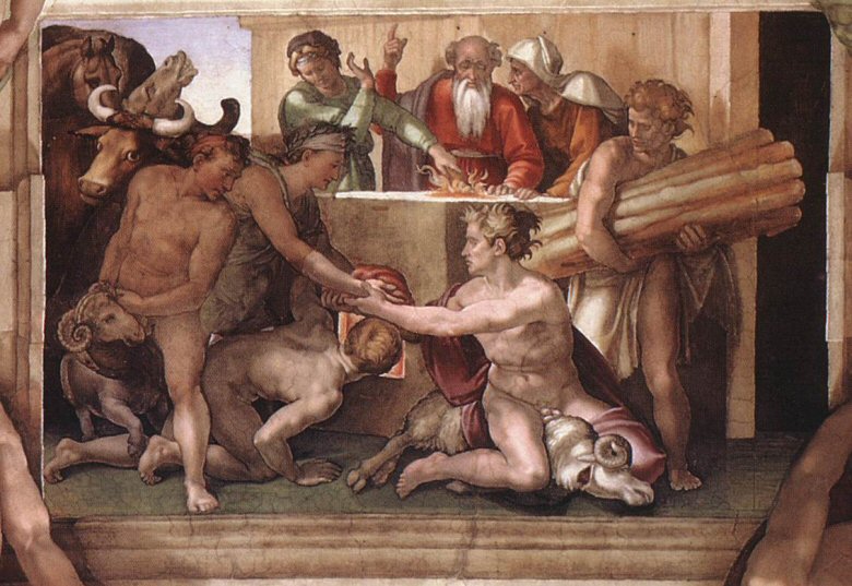 Michelangelo, Sacrifice of Noah