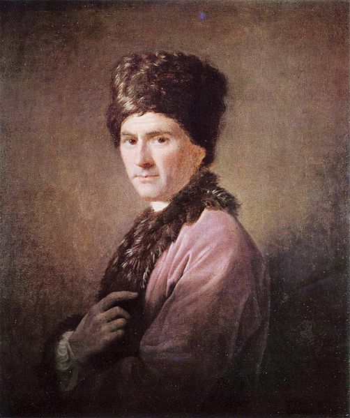 Rousseau, Allan Ramsay. 1766. Rousseau painted in his ''Armenian '' costume