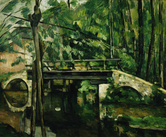 Paul Cezanne, Bridge at Maincy (1879) For Cezanne this was a rare sortie into impressionist territory. Cezanne remained for the most part unmoved by the Seine. 