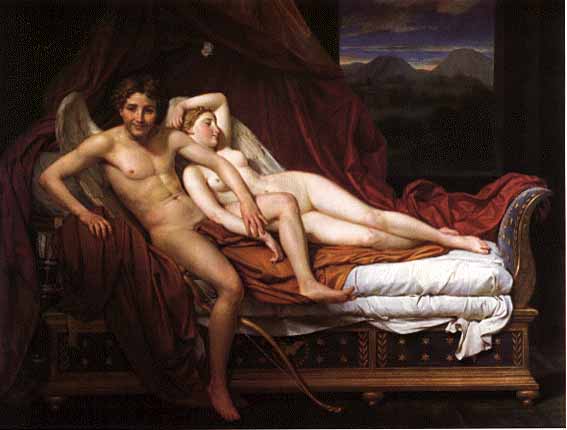 David10 Jacques Louis David. Amor et Psyche.1817