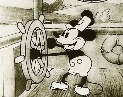 Disney, Steamboat Willie, 1928