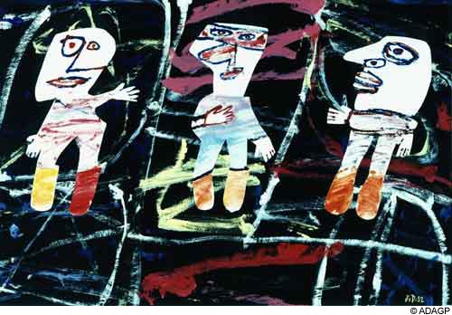 Dubuffet. Scenique Triplex. 1982