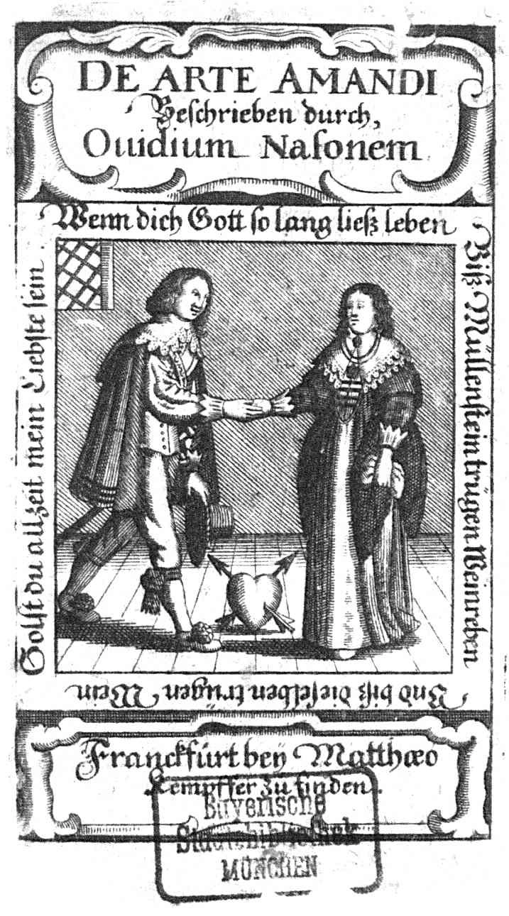 Ars Amatoria, Germany 1644. Ovid