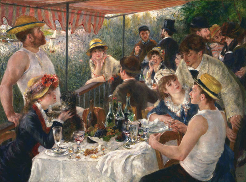 Renoir, Luncheon of the Boating pary, 1881. 