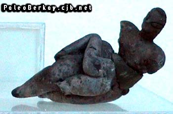 ''A Neolithic female figurine from Catalhoyuk. Photo taken in the Museum of Anatolian Civilisations (Ankara). ''