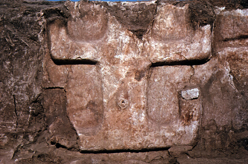 anatolia5 ''Figure 2: Wall relief found by James Mellaart, and often interpreted as a goddess.''