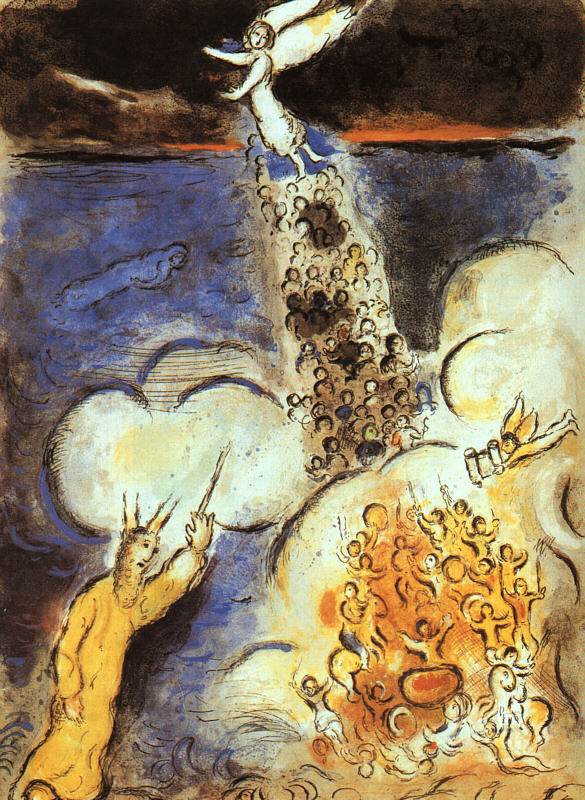 Chagall. parting of the Red Sea