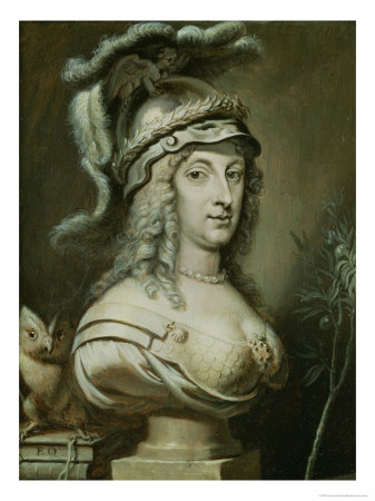 ''Allegorical Portrait of Queen Christina of Sweden Giclee Print by Erasmus Quellinus''