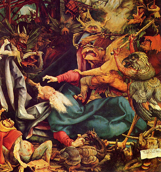 Matthias Grunewald. Temptation of Saint Anthony