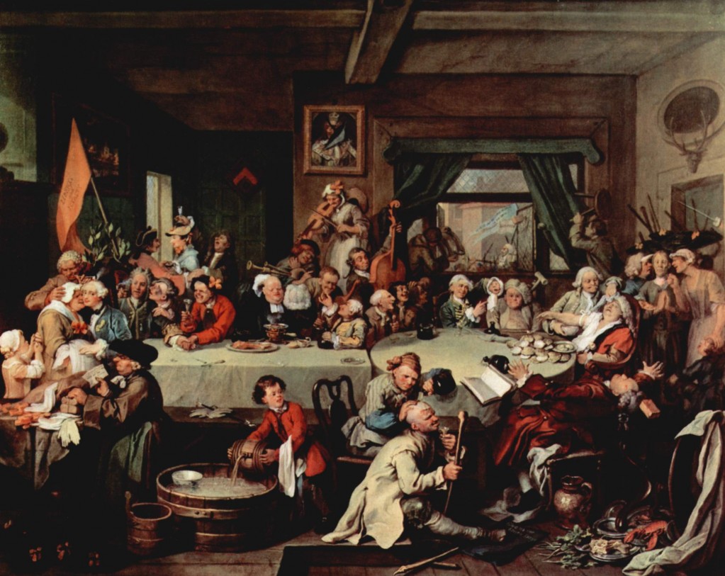 William Hogarth; Election Entertainment