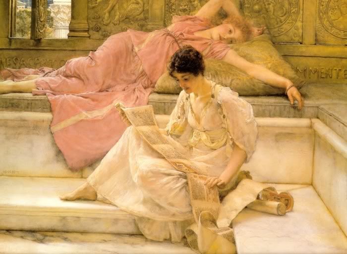 Lawrence Alma-Tadema . A Favorite Poet