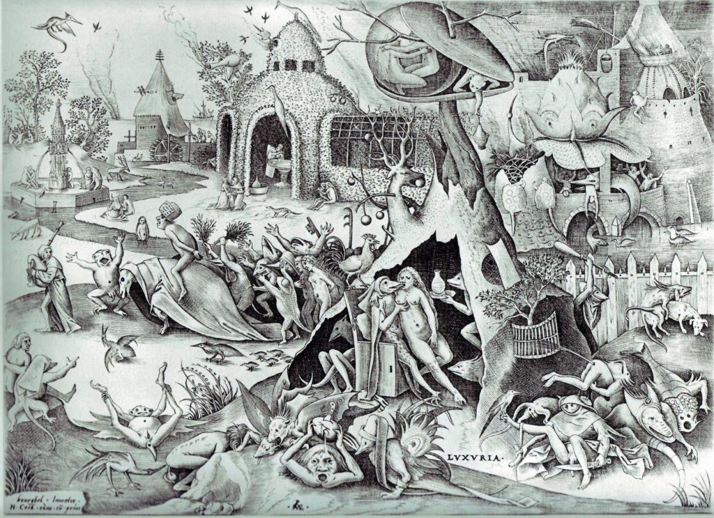 bruegel20 Pieter Bruegel the Elder. Seven Deadly Sins; lechery