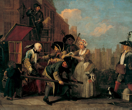 hogarth8 Hogarth, Rake's Progress