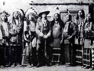 Buffalo Bill and His Indian Chiefs Photo from the book, Encyclopedia of  American Indian Wars, by Jerry Keenan.