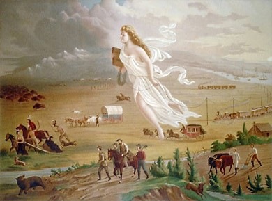 American progress. manifest destiny