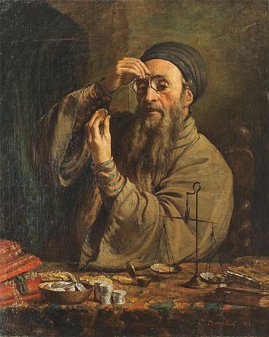 TITLE: 	 The Jewish money lender 	 ARTIST: 	Auguste Charpentier 	 WORK DATE: 	 1842