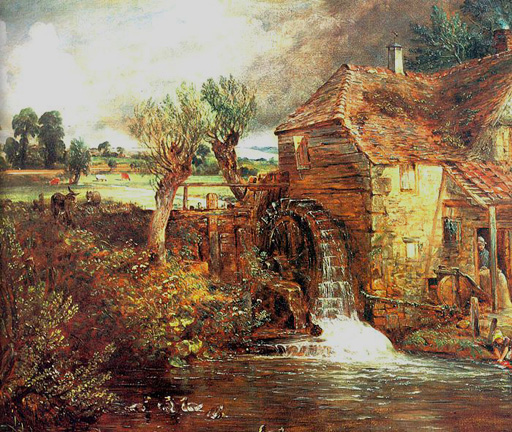 John Constable. Mill at Gillingham Dorset. 1826. www.gillinghammuseum.uk