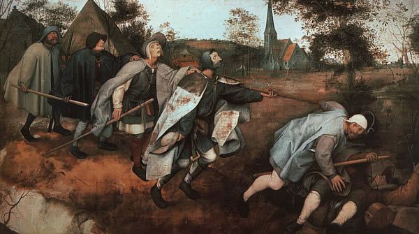 Bruegel. The Blind leading the Blind