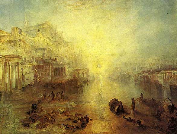 Turner. Ovid Banished from Rome. 1838.