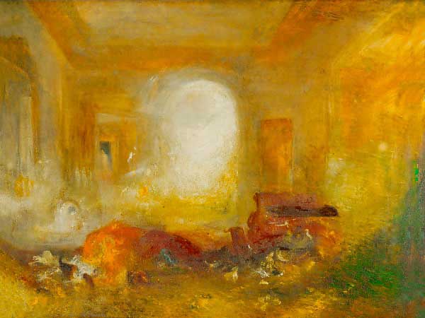 Turner. Interior at Petworth. 1837