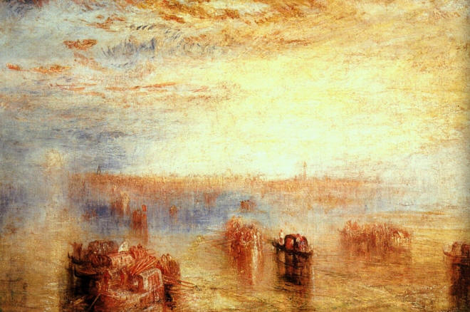 Turner. Venice. Approach to Venice, 1843, National Gallery of Art at Washington D.C. 