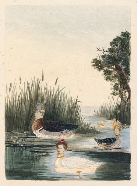 Kate Edith Gough (English, 1856–1948) Untitled page from the Gough Album, late 1870s Collage of watercolor and albumen silver prints; 14 5/8 x 11 5/8 in. (37 x 29.5 cm) V&A Images/Victoria and Albert Museum, London