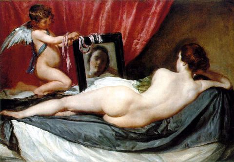 Aphrodite in Front of Mirror. Velasquez