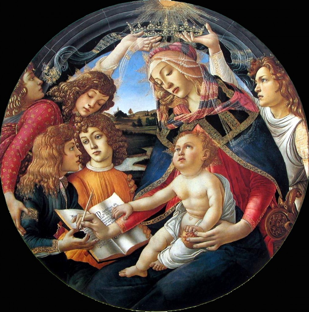 botticelli16 Botticelli. Madonna of the Magnificent