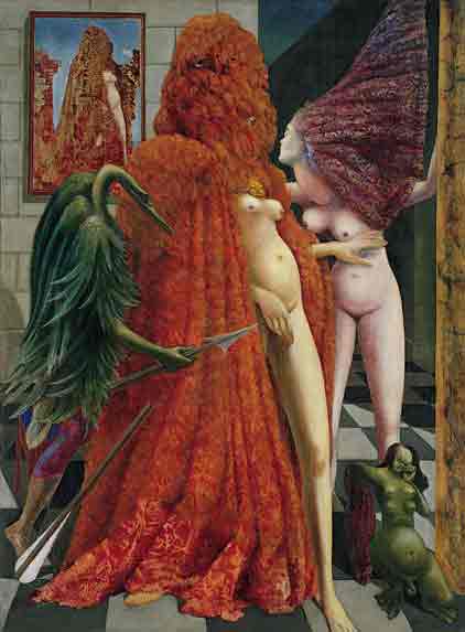 Attirement of the bride 1940 by Max Ernst