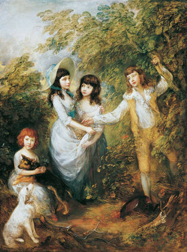Thomas Gainsborough (English, 1727-1788). The Marsham Children, 1787. Oil on canvas. 242.9 x 181.9 cm (95 5/8 x 71 5/8 in.).