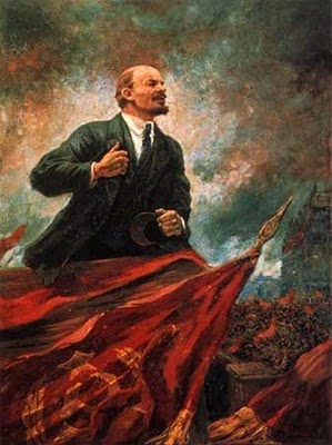 Lenin on the Tribune. Gerasimov
