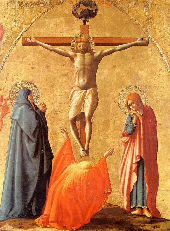 masaccio1 Masaccio, Crucifixion, 1426 (Naples, Museo Nazionale di Capodimonte)