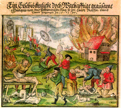 '': A frightful but nevertheless truthful, cruel emergency of hunger and pestilential trouble which happened in such a way in the country of Reissen (Russia?) and Lithuania in the year 1571.''