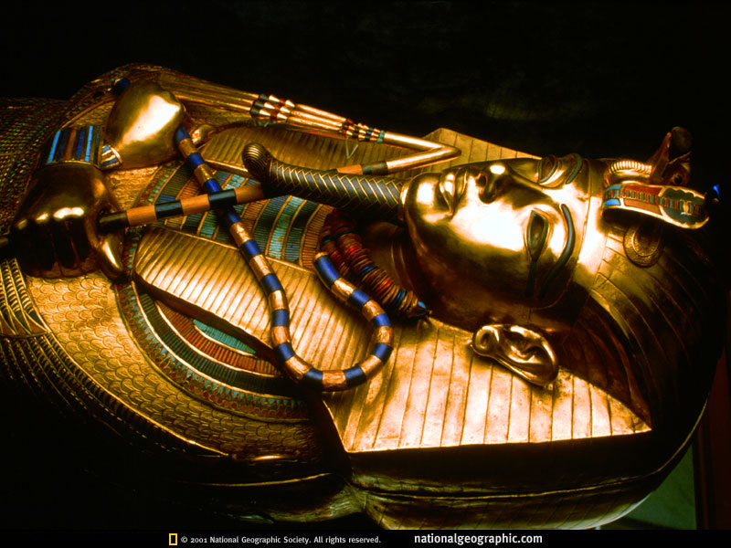 King Tut Coffin. National Geographic. 1998