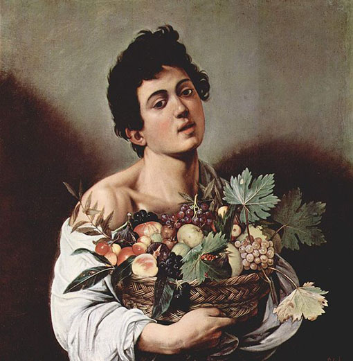 Caracvaggio. Boy With a Basket of Fruit