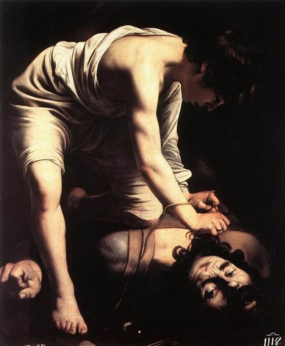 " The psychoanalytic association of decapitation with castration has become an interpretive reflex; many people are inclined to take that connection for granted without ever having been instructed to do so by Freud's short piece on the Medusa head. And yet, while we will be acknowledging the irresistible nature of that interpretation—irresistible in large part because Caravaggio himself appears to be proposing it pictorially—we will also be arguing for the need to interpret castration. Far from being the final term in a reading of Caravaggio's images of decapitation, castration is "illuminated" by decapitation, by a cutting off of that part of the body where interpretation itself originates, without which we would never see decapitation as castration."