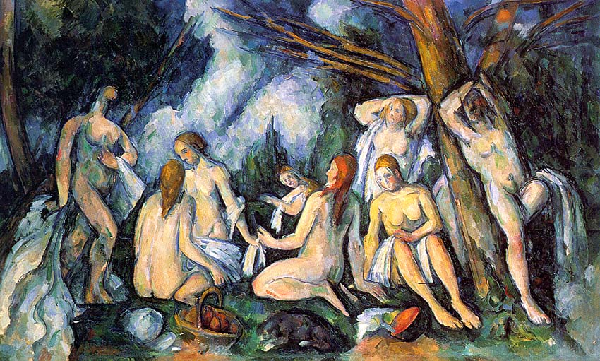 "After all, Cézanne’s worst fear in life - stated in his own words - was that other people would “get their hooks into him” (qtd Cachin 14). Yet it appears that Cézanne ironically succeeded in getting his “hooks” into everyone else through the sublimation of his onerous inner tensions in his paintings of nude poses. In the end, Cézanne excelled at “hooking” sensual nude women to immobile and inanimate canvases for safe-keeping, posing them with rigidity and restraint to control theirimpulses as well as his own. For Cézanne, women’s sexuality could be enshrined and confined forever in his art."