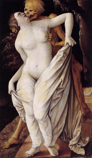 hans baldung. Death and the Woman