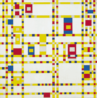 Mondrian. Broadway Boggie-Woogie 1943-44