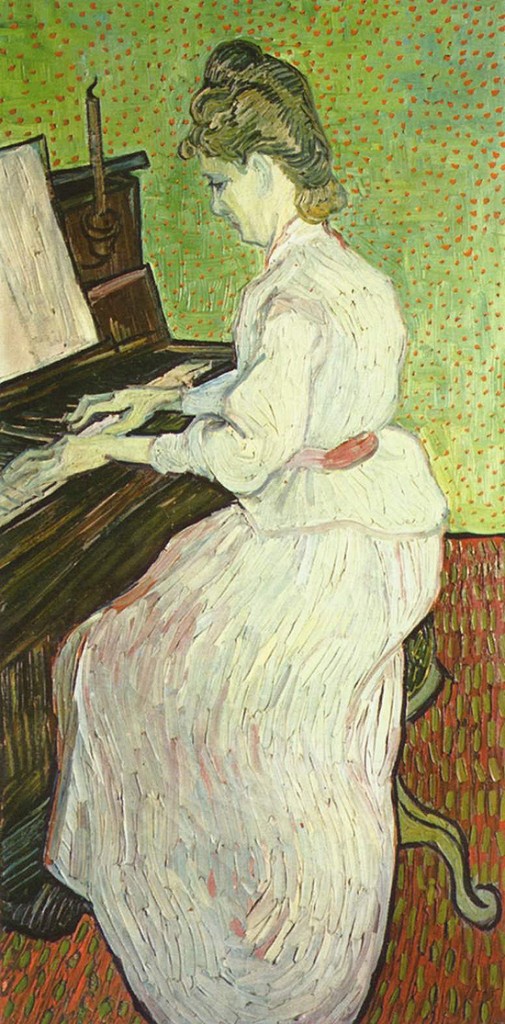 Mademoiselle Gachet At the Piano. June, 1890.