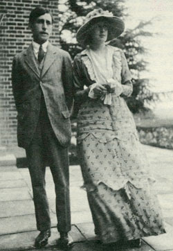 "It is a truth widely acknowledged that Camilla Lawrence in The Wise Virgins is a portrait of the author's wife, Virginia Woolf. Leonard Woolf began this novel while the couple was on honeymoon in Spain, a month after their marriage on 10 August 1912. The novel looks back to the period of their courtship after Leonard's return to London in June 1911 following a successful stint as a colonial administrator in Ceylon, the setting for his justly admired first novel, The Village in the Jungle ."