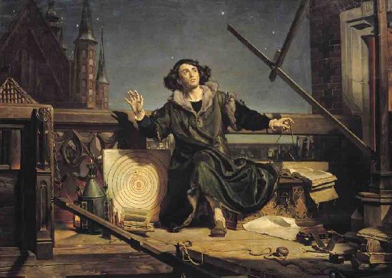 ---Jan Matejko’s portrait of the astronomer in Toruń. However, Krakow authorities decided to keep the portrait in Krakow to mark their own anniversary celebration. Today the work is hanging in Jagiellonian University Museum in Krakow.---click image for source...