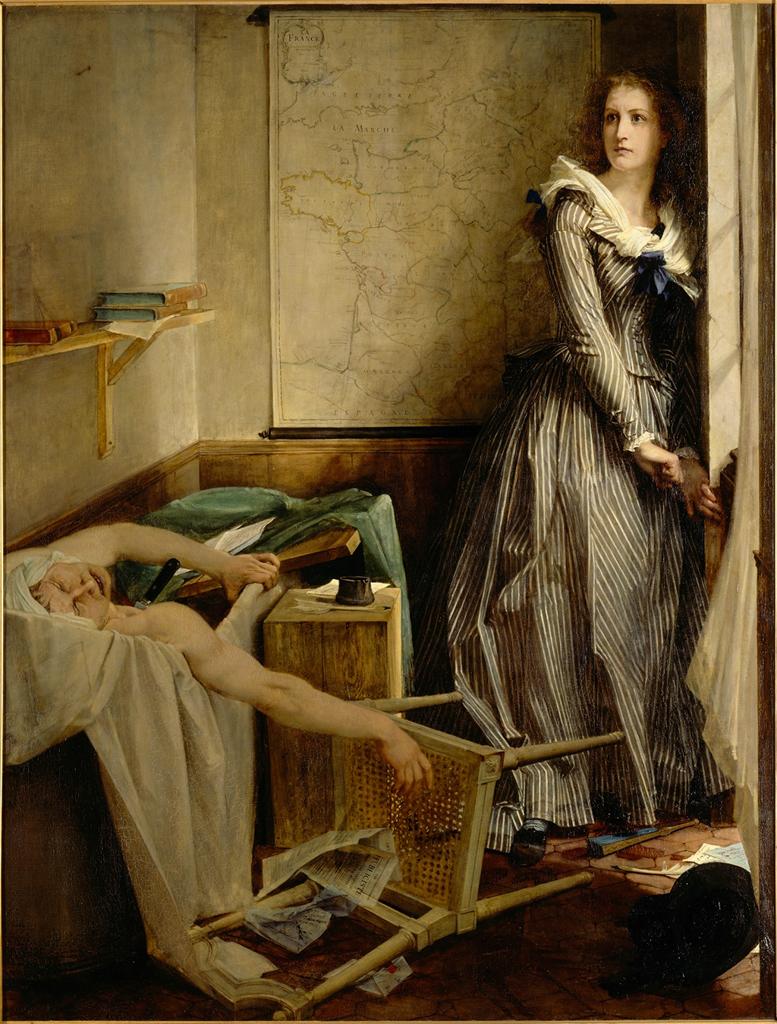 ---Paul-Jacques-Aime Baudry, Charlotte Corday, 1860---click image for source...